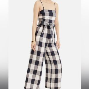 J. Crew Checkered Jumpsuit